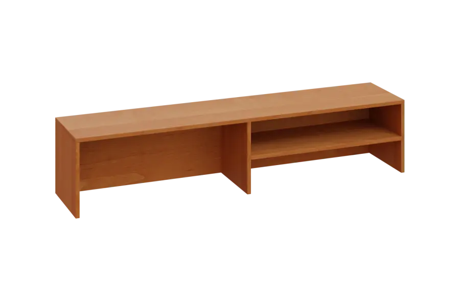 CNN 2 - 162 nástavba stolová, deska 25 mm, 342x1600x340, olše jantar