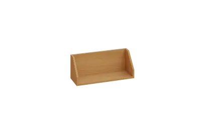 CPA 1 - 60 police na zeď, deska 18 mm, 240x600x240, buk royal