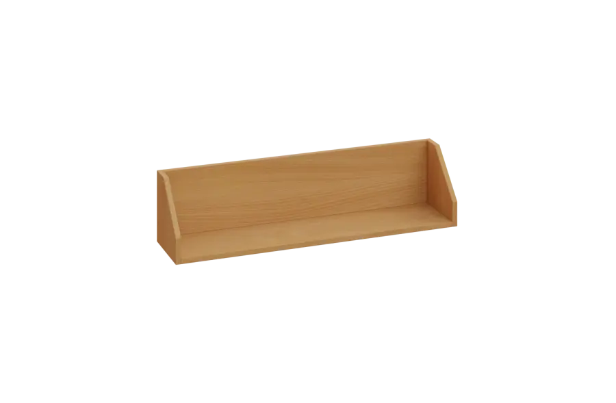 CPA 1 - 100 police na zeď, deska 18 mm, 240x1000x240, buk royal