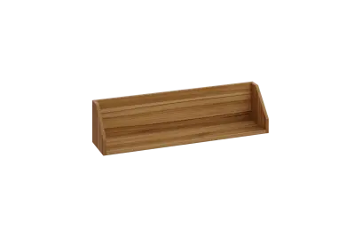 CPA 1 - 100 police na zeď, deska 18 mm, 240x1000x240, ořech světlý