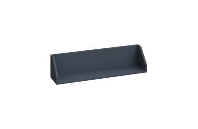 CPA 1 - 100 police na zeď, deska 18 mm, 240x1000x240, antracit