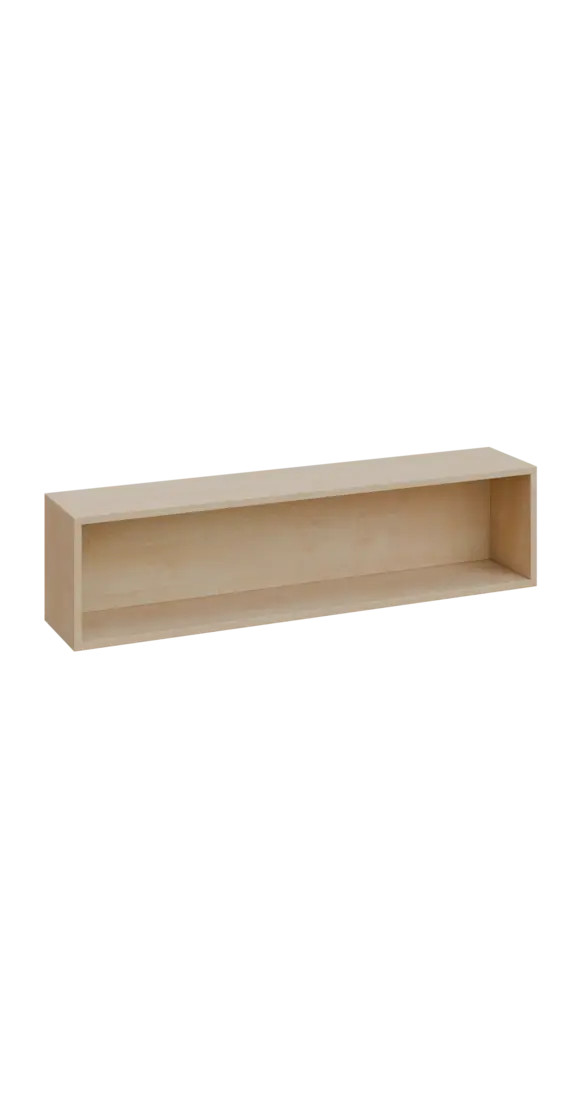 CPB - 120 police na zeď, deska 18 mm, 300x1200x240, bříza světlá