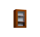 CH - 45S horní skříňka, 1-dveřová, prosklená, levá, 730x450x300, třešeň šumavská