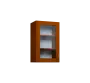 CH - 45S horní skříňka, 1-dveřová, prosklená, levá, 730x450x300, třešeň šumavská