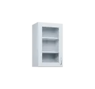 CH - 45S horní skříňka, 1-dveřová, prosklená, levá, 730x450x300, bílá