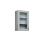 CH - 45S horní skříňka, 1-dveřová, prosklená, levá, 730x450x300, šedá