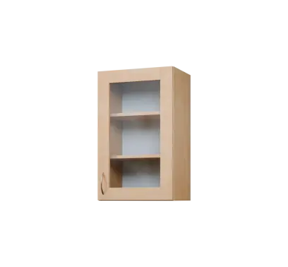 CH - 45S horní skříňka, 1-dveřová, prosklená, pravá, 730x450x300, bříza světlá CH - 45S horní skříňka, 1-dveřová, prosklená, pravá, 730x450x300, bříza světlá