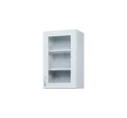 CH - 45S horní skříňka, 1-dveřová, prosklená, pravá, 730x450x300, bílá