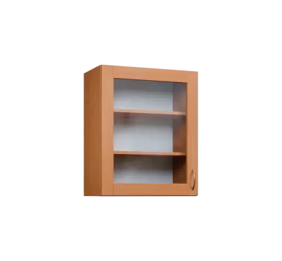 CH - 6S horní skříňka, 1-dveřová, prosklená, levá, 730x600x300, buk royal