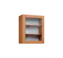 CH - 6S horní skříňka, 1-dveřová, prosklená, levá, 730x600x300, buk royal