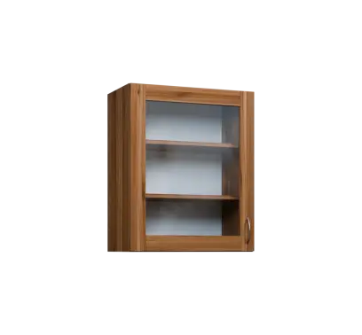 CH - 6S horní skříňka, 1-dveřová, prosklená, levá, 730x600x300, ořech světlý