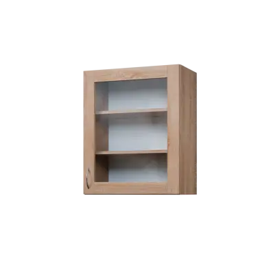 CH - 6S horní skříňka, 1-dveřová, prosklená, pravá, 730x600x300, dub bardolino CH - 6S horní skříňka, 1-dveřová, prosklená, pravá, 730x600x300, dub bardolino