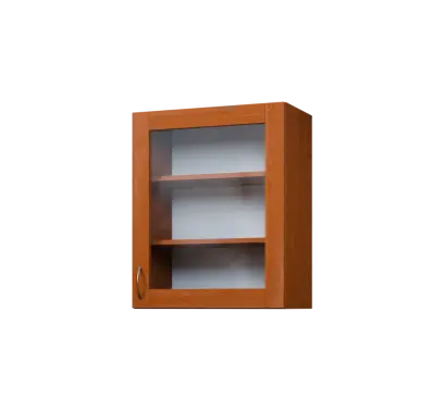 CH - 6S horní skříňka, 1-dveřová, prosklená, pravá, 730x600x300, olše jantar CH - 6S horní skříňka, 1-dveřová, prosklená, pravá, 730x600x300, olše jantar