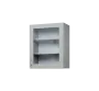 CH - 6S horní skříňka, 1-dveřová, prosklená, pravá, 730x600x300, šedá