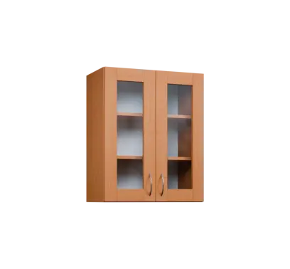 CH - 6S2 horní skříňka, 2-dveřová, prosklená, 730x600x300, buk royal CH - 6S2 horní skříňka, 2-dveřová, prosklená, 730x600x300, buk royal