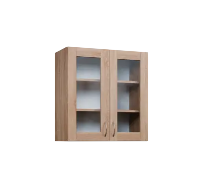CH - 7S horní skříňka, 2-dveřová, prosklená, 730x700x300, dub bardolino CH - 7S horní skříňka, 2-dveřová, prosklená, 730x700x300, dub bardolino