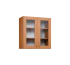CH - 7S horní skříňka, 2-dveřová, prosklená, 730x700x300, buk royal