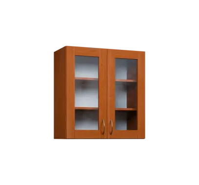 CH - 7S horní skříňka, 2-dveřová, prosklená, 730x700x300, olše jantar CH - 7S horní skříňka, 2-dveřová, prosklená, 730x700x300, olše jantar