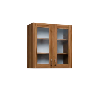 CH - 7S horní skříňka, 2-dveřová, prosklená, 730x700x300, ořech světlý CH - 7S horní skříňka, 2-dveřová, prosklená, 730x700x300, ořech světlý