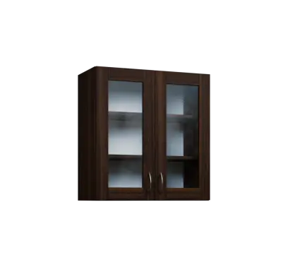 CH - 7S horní skříňka, 2-dveřová, prosklená, 730x700x300, ořech královský CH - 7S horní skříňka, 2-dveřová, prosklená, 730x700x300, ořech královský
