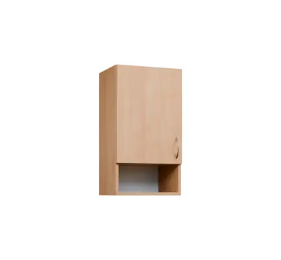 CH - 4ND horní skříňka, 1-dveřová/nika, levá, 730x400x300, javor horský