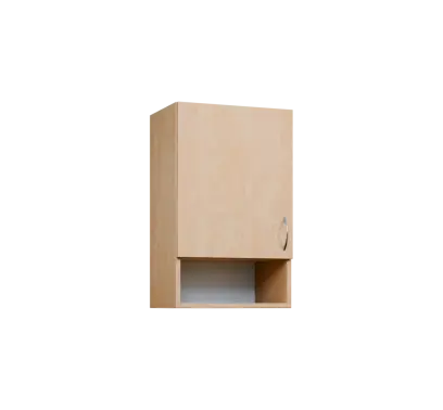 CH - 45ND horní skříňka, 1-dveřová/nika, levá, 730x450x300, bříza světlá