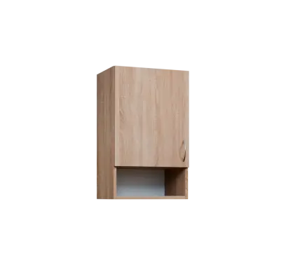 CH - 45ND horní skříňka, 1-dveřová/nika, levá, 730x450x300, dub bardolino