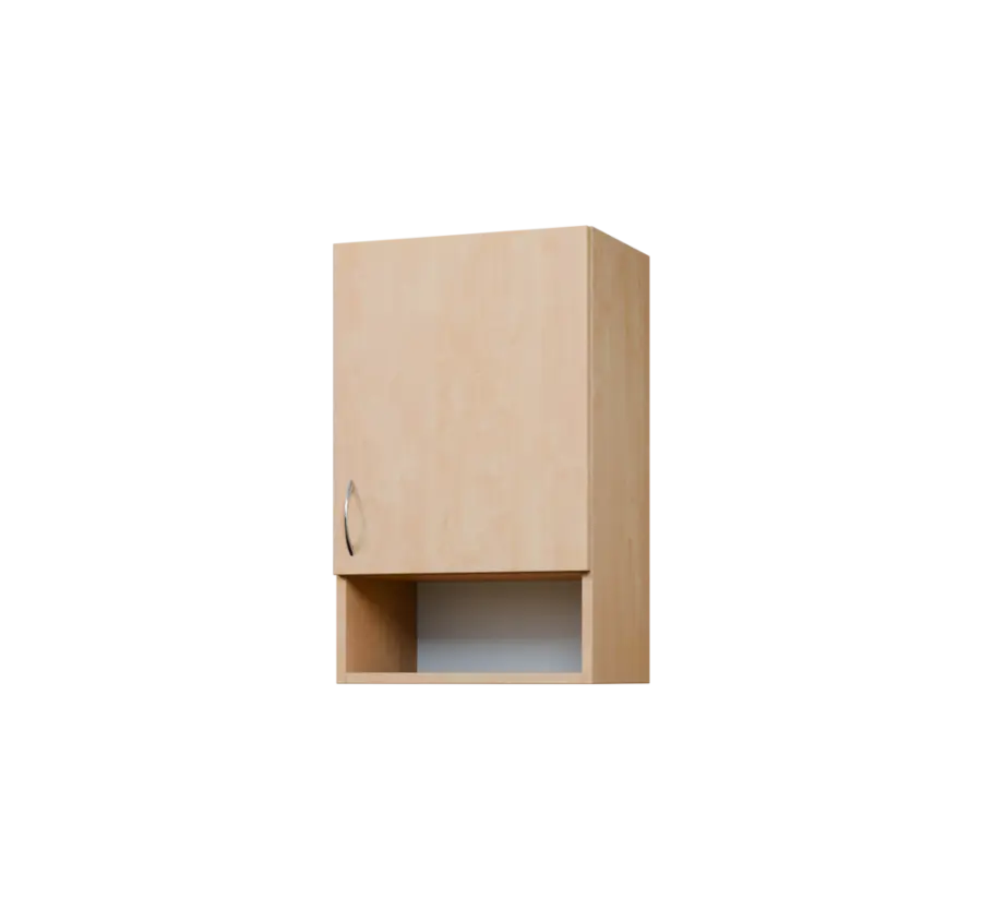 CH - 45ND horní skříňka, 1-dveřová/nika, pravá, 730x450x300, bříza světlá