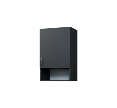 CH - 45ND horní skříňka, 1-dveřová/nika, pravá, 730x450x300, antracit