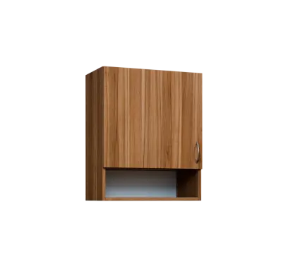 CH - 6ND horní skříňka, 1-dveřová/nika, levá, 730x600x300, ořech světlý