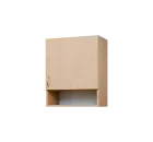 CH - 6ND horní skříňka, 1-dveřová/nika, pravá, 730x600x300, bříza světlá