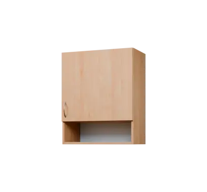 CH - 6ND horní skříňka, 1-dveřová/nika, pravá, 730x600x300, javor horský