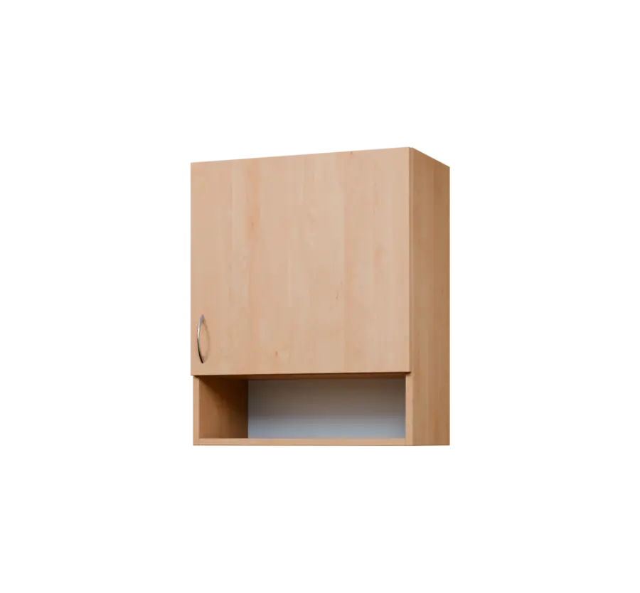 CH - 6ND horní skříňka, 1-dveřová/nika, pravá, 730x600x300, javor horský