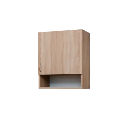 CH - 6ND horní skříňka, 1-dveřová/nika, pravá, 730x600x300, dub bardolino