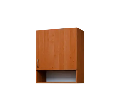 CH - 6ND horní skříňka, 1-dveřová/nika, pravá, 730x600x300, olše jantar