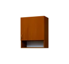 CH - 6ND horní skříňka, 1-dveřová/nika, pravá, 730x600x300, třešeň šumavská