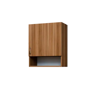 CH - 6ND horní skříňka, 1-dveřová/nika, pravá, 730x600x300, ořech světlý