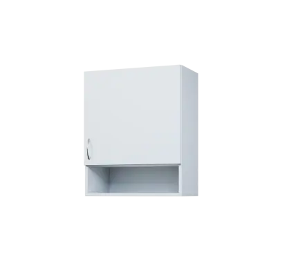 CH - 6ND horní skříňka, 1-dveřová/nika, pravá, 730x600x300, bílá