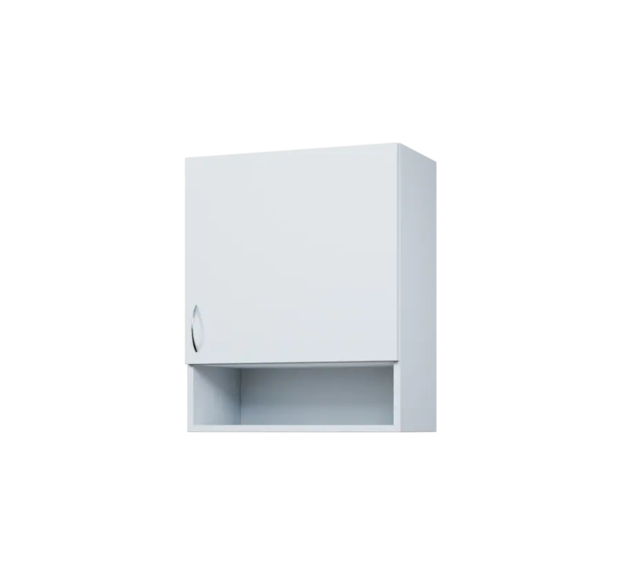 CH - 6ND horní skříňka, 1-dveřová/nika, pravá, 730x600x300, bílá