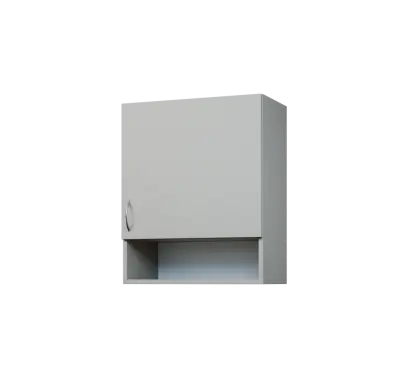 CH - 6ND horní skříňka, 1-dveřová/nika, pravá, 730x600x300, šedá