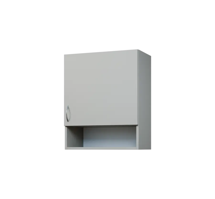 CH - 6ND horní skříňka, 1-dveřová/nika, pravá, 730x600x300, šedá