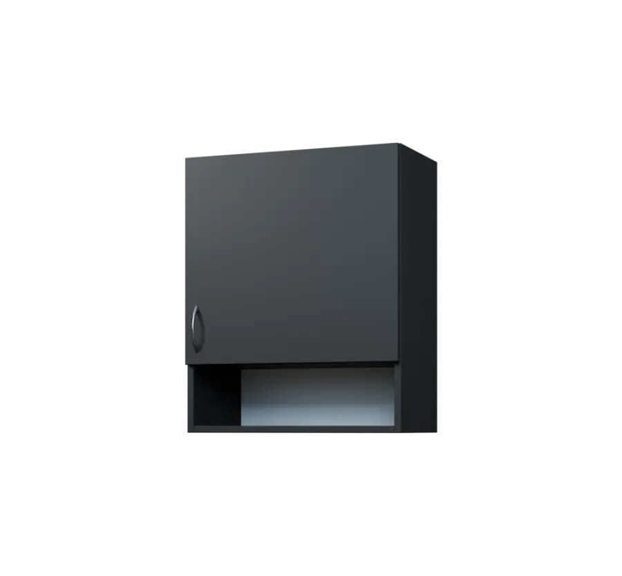 CH - 6ND horní skříňka, 1-dveřová/nika, pravá, 730x600x300, antracit