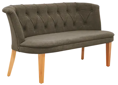 SCALA, pohovka, moření přírodní, látka světle hnědá