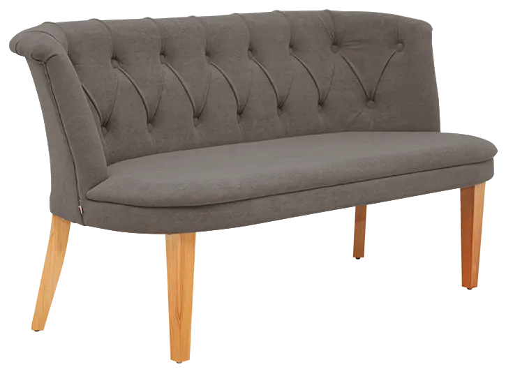 SCALA, pohovka, moření přírodní, látka šedá