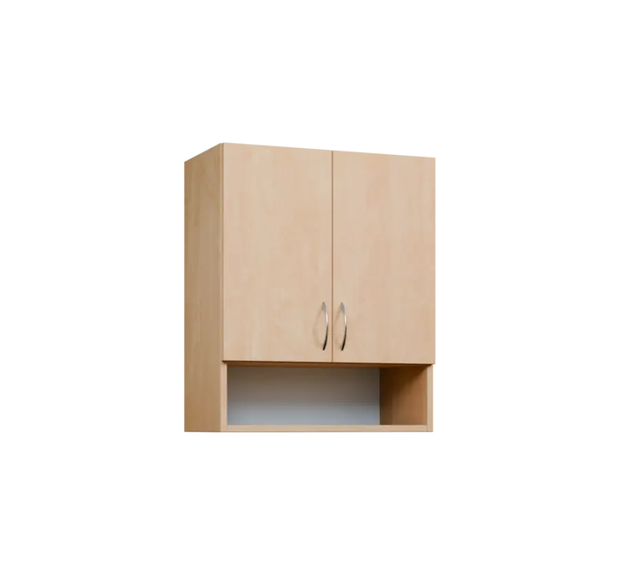 CH - 6ND2 horní skříňka, 2-dveřová/nika, 730x600x300, bříza světlá