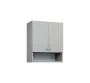CH - 6ND2 horní skříňka, 2-dveřová/nika, 730x600x300, šedá