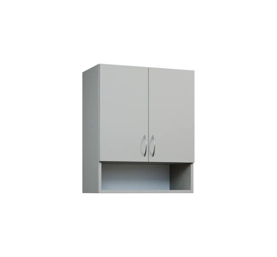 CH - 6ND2 horní skříňka, 2-dveřová/nika, 730x600x300, šedá