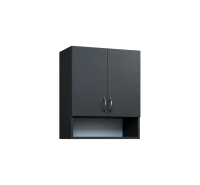 CH - 6ND2 horní skříňka, 2-dveřová/nika, 730x600x300, antracit