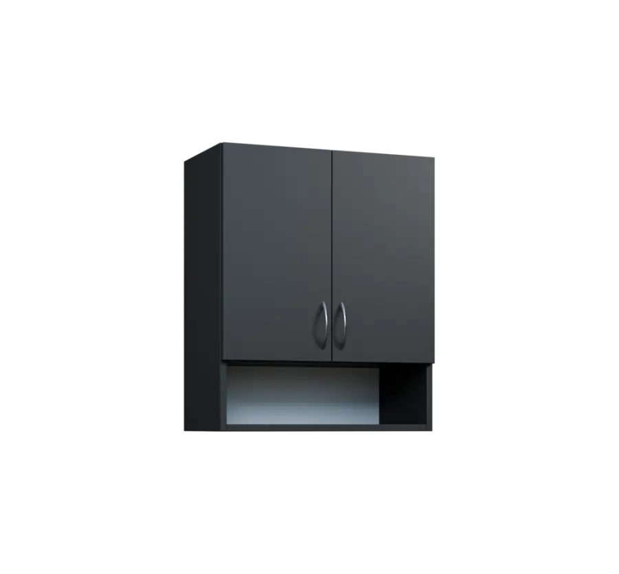 CH - 6ND2 horní skříňka, 2-dveřová/nika, 730x600x300, antracit