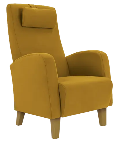 DUBLIN, křeslo, moření přírodní, látka medová